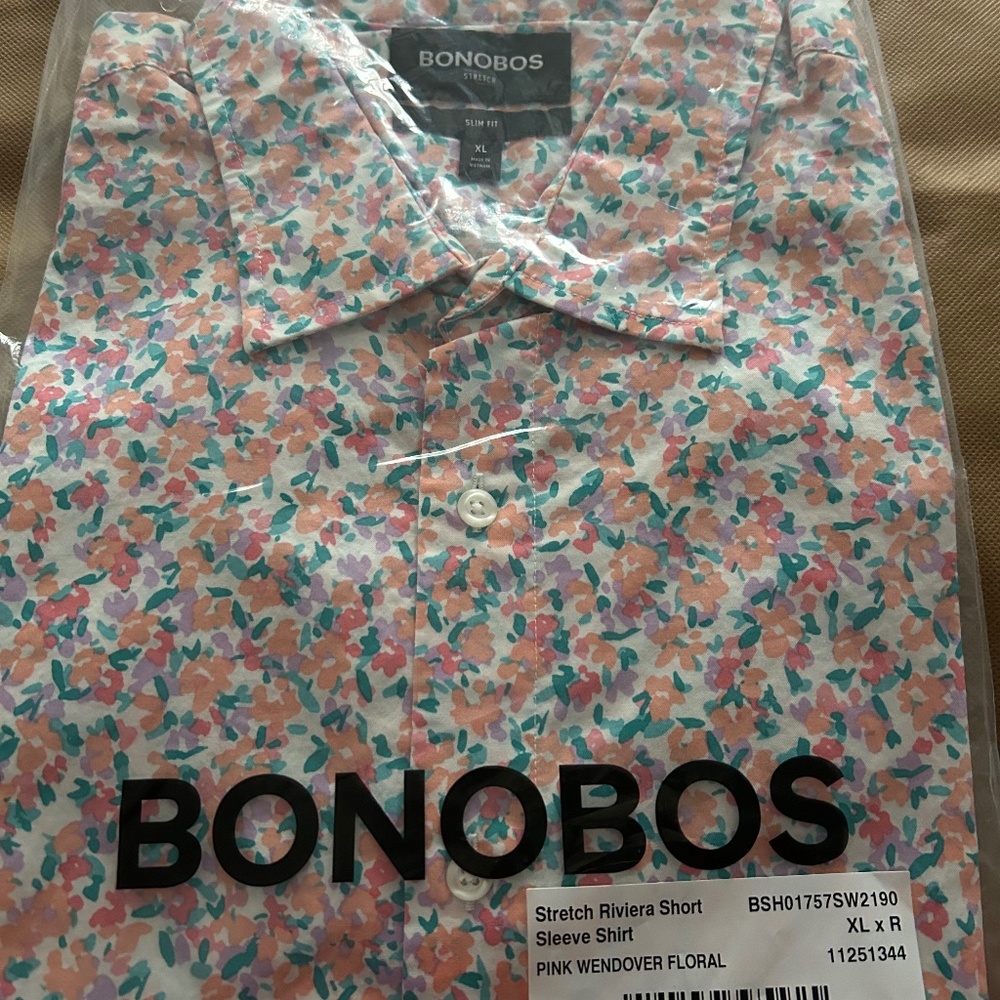 Bonobos XL shirt
